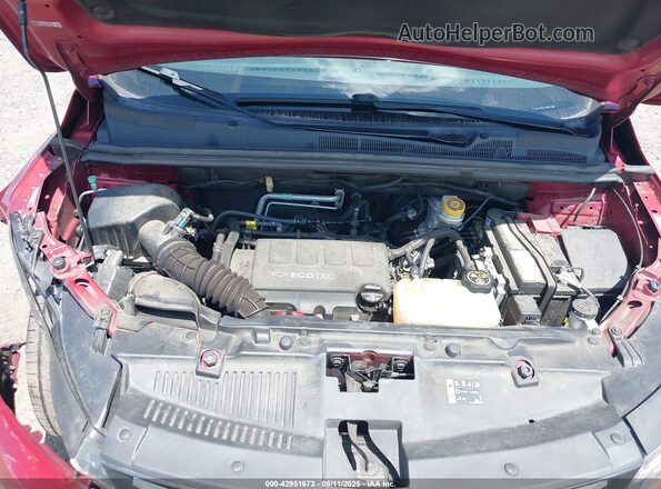 3GNCJLSB2LL124215 2020 CHEVROLET TRAX Red უკანა ხედი