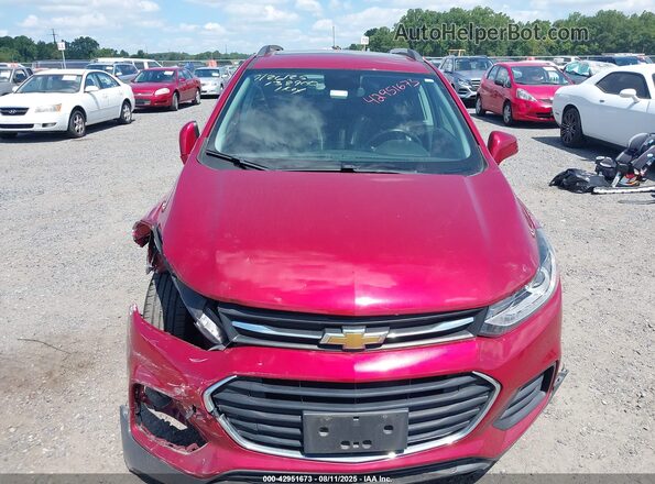 3GNCJLSB2LL124215 2020 CHEVROLET TRAX Red ხელსაწყოთა პანელის ხედი