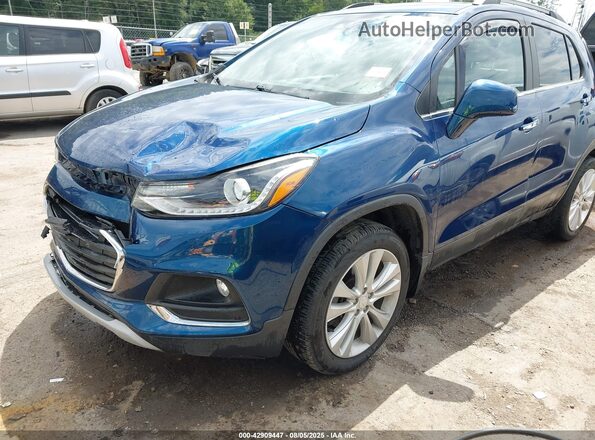3GNCJRSB2LL216489 2020 CHEVROLET TRAX Blue Przód lewy