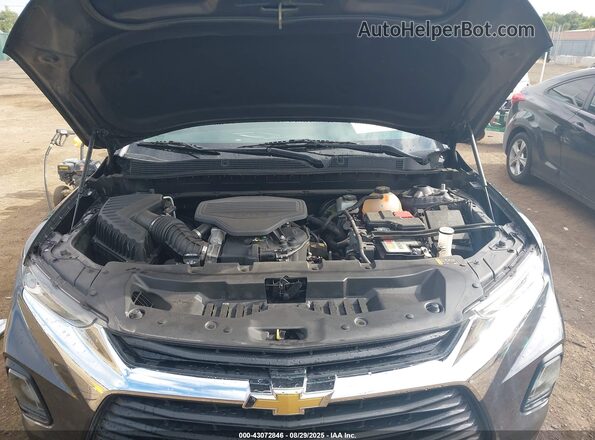 3GNKBCRS0MS536199 2021 CHEVROLET BLAZER Серый Вид сзади