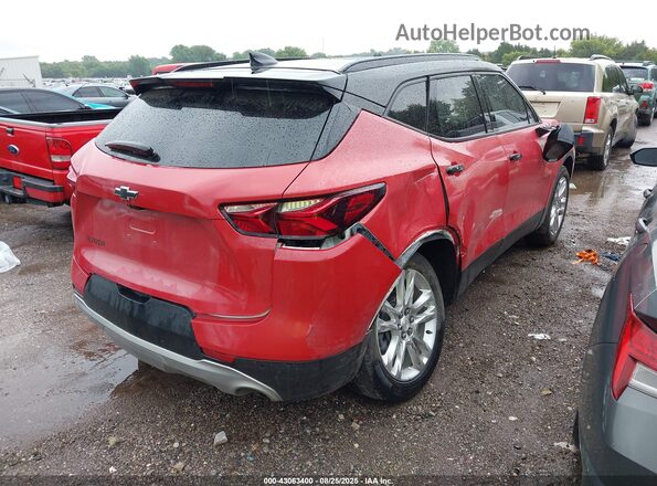 3GNKBDR49MS564834 2021 CHEVROLET BLAZER Red Tył prawy