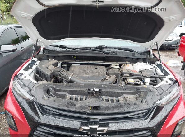 3GNKBDR49MS564834 2021 CHEVROLET BLAZER Red Widok z tyłu