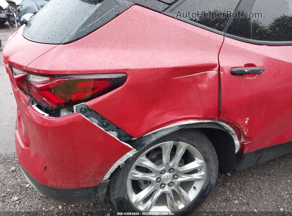 3GNKBDR49MS564834 2021 CHEVROLET BLAZER Red Widok z przodu