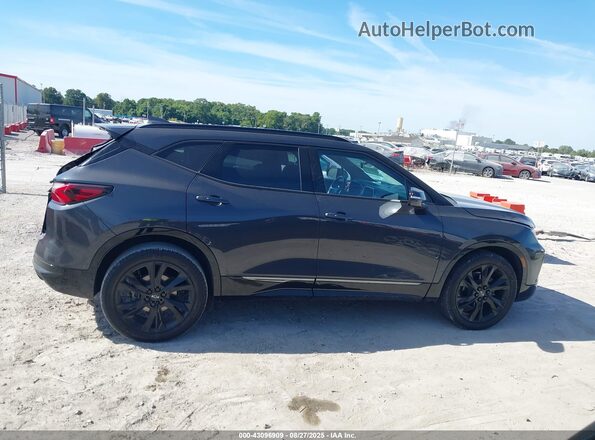 3GNKBERS1MS572219 2021 CHEVROLET BLAZER Черный Вид задней части салона