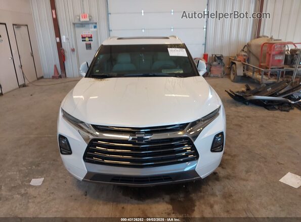 3GNKBFRS6MS557754 2021 CHEVROLET BLAZER White Вид щитка приладів