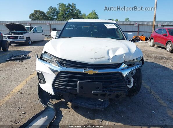 3GNKBHRS5MS560396 2021 CHEVROLET BLAZER Белый Вид щитка приборов