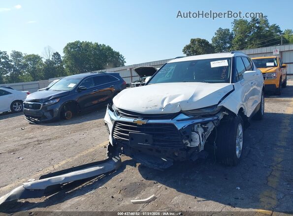 3GNKBHRS5MS560396 2021 CHEVROLET BLAZER Белый Передняя левая четверть