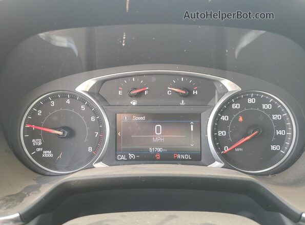 3GNKBJRS9MS507174 2021 CHEVROLET BLAZER Gray Instrument cluster view