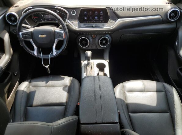 3GNKBJRS9MS507174 2021 CHEVROLET BLAZER Gray Dashboard view