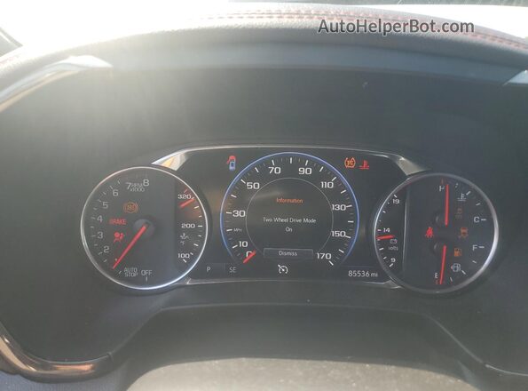 3GNKBKRS1MS519616 2021 CHEVROLET BLAZER Black Вид щитка приладів