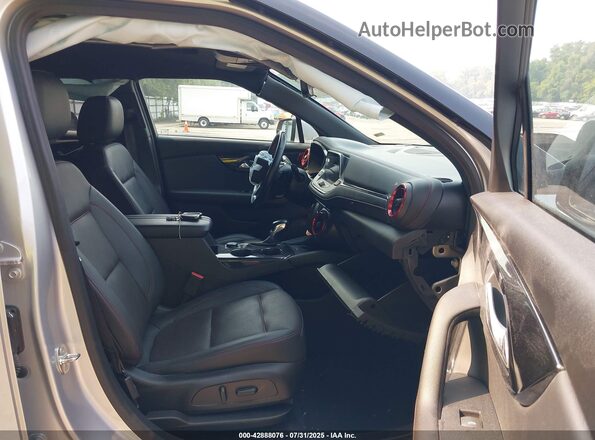 3GNKBKRS5MS574473 2021 CHEVROLET BLAZER Silver Vista interior delantera