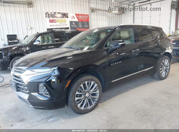 3GNKBLRS8MS510627 2021 CHEVROLET BLAZER Black Передня ліва чверть