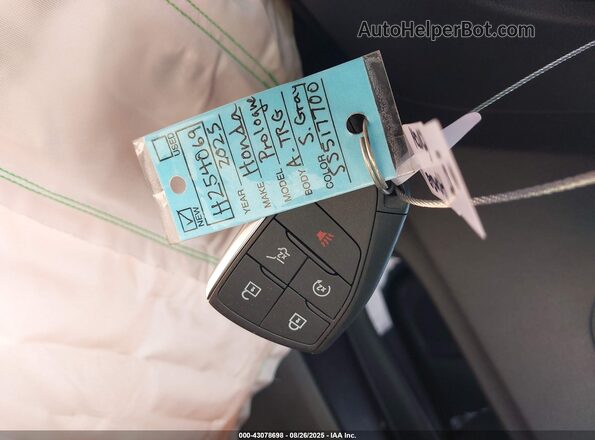 3GPKHXRJ3SS517700 2025 HONDA PROLOGUE Gray Առջևի վահանակի տեսք
