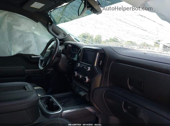 3GTP9EED8MG237916 2021 GMC SIERRA White Widok wnętrza z przodu