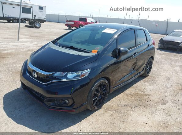 3HGGK5H66JM715573 2018 HONDA FIT Black 