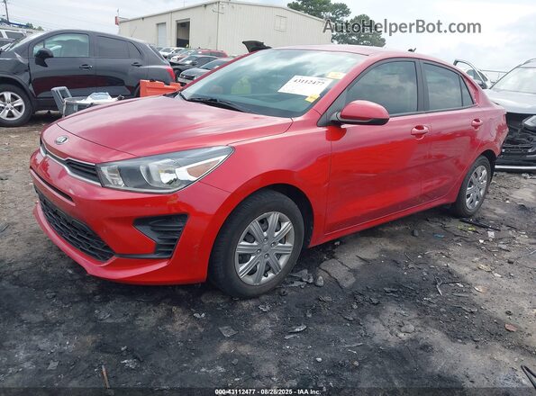 3KPA24AD0ME427621 2021 KIA RIO Red Przód lewy