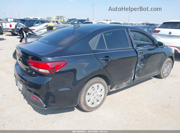 3KPA24AD1LE302903 2020 KIA RIO Black Задня права чверть