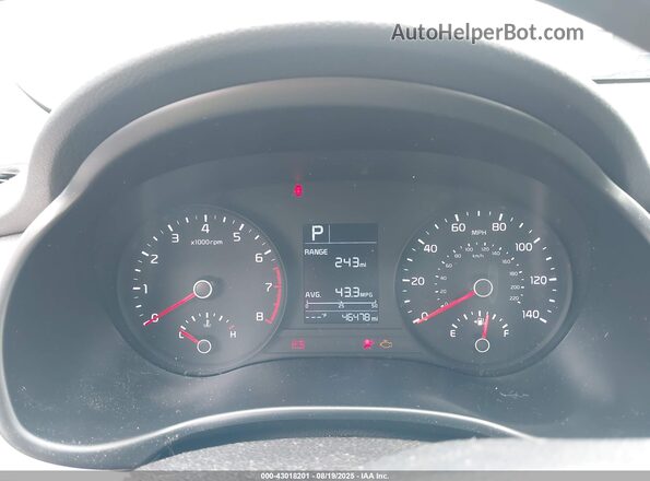 3KPA24AD1ME422251 2021 KIA RIO Blue Widok tylnych siedzeń