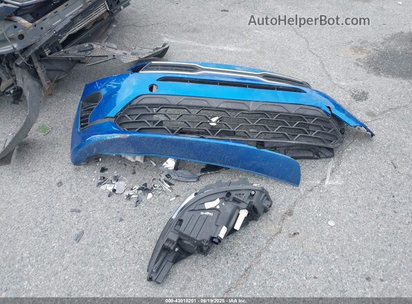 3KPA24AD1ME422251 2021 KIA RIO Blue Widok zestawu wskaźników