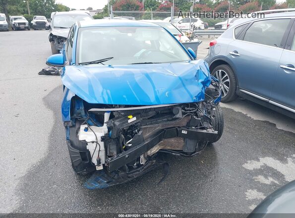 3KPA24AD1ME422251 2021 KIA RIO Blue Widok z przodu