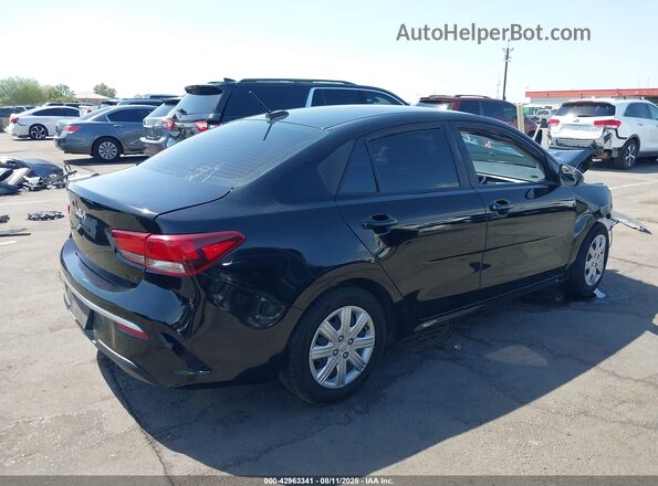 3KPA24AD4NE444780 2022 KIA RIO Black Trasero derecho