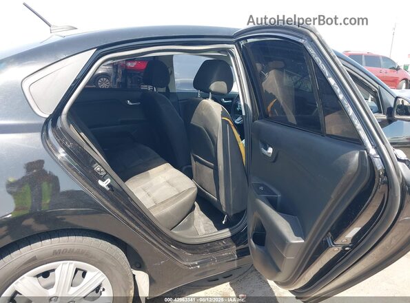 3KPA24AD4NE444780 2022 KIA RIO Black Vista de la etiqueta del VIN