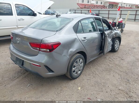 3KPA24AD4PE518248 2023 KIA RIO Gray Задня права чверть