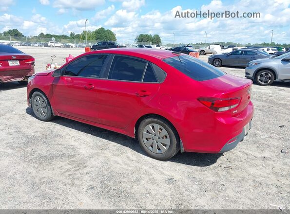 3KPA24AD8LE330181 2020 KIA RIO Red Rear left