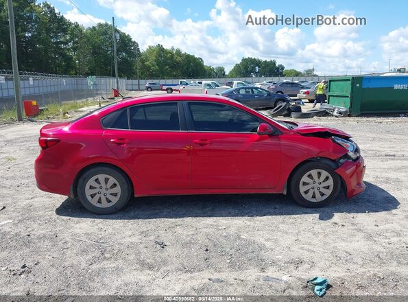3KPA24AD8LE330181 2020 KIA RIO Red Rear interior view