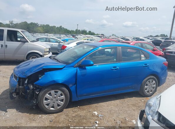 3KPA24AD9ME366219 2021 KIA RIO Blue Панорамний вид салону 360°