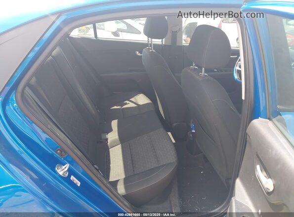 3KPA24AD9ME366219 2021 KIA RIO Blue Вид наклейки з VIN-кодом
