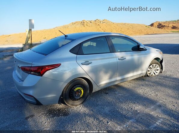 3KPC24A60ME135509 2021 HYUNDAI ACCENT Silver Задня права чверть