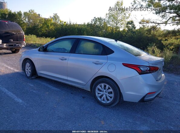 3KPC24A60ME135509 2021 HYUNDAI ACCENT Silver Задня ліва чверть