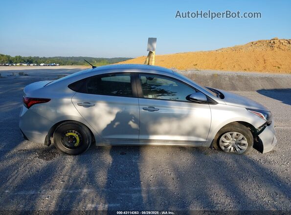 3KPC24A60ME135509 2021 HYUNDAI ACCENT Silver Вид щитка приладів