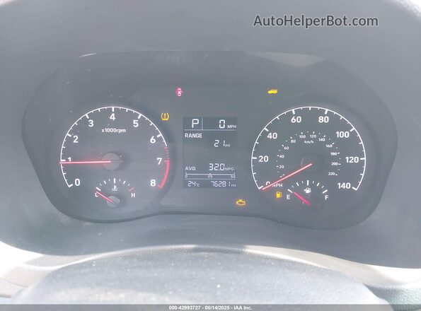 3KPC24A62ME130487 2021 HYUNDAI ACCENT Серебряный Вид задних сидений
