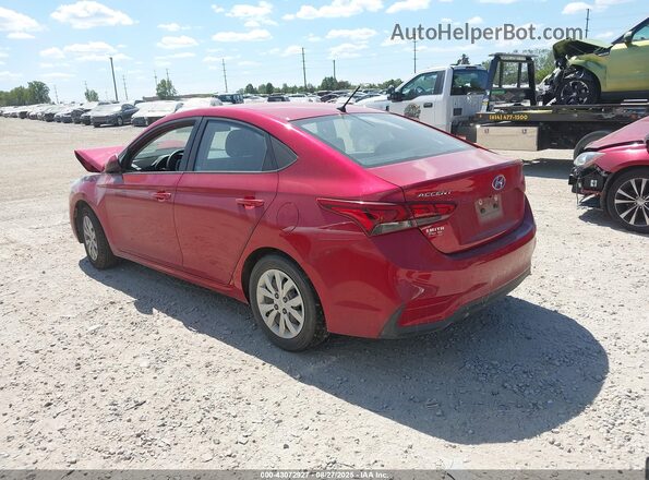 3KPC24A66LE126831 2020 HYUNDAI ACCENT Red Trasero izquierdo