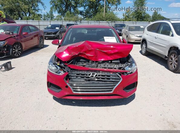 3KPC24A66LE126831 2020 HYUNDAI ACCENT Red Vista del cuadro de instrumentos