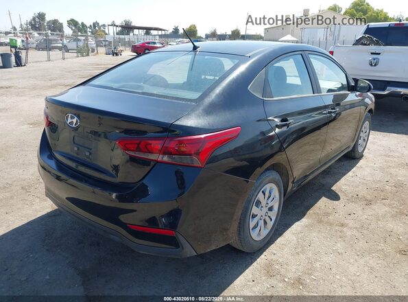 3KPC24A67ME128993 2021 HYUNDAI ACCENT Black Trasero derecho