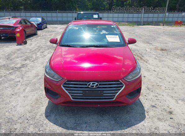3KPC24A68ME148864 2021 HYUNDAI ACCENT Red Vista interior trasera
