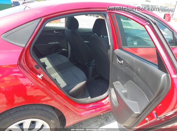 3KPC24A68ME148864 2021 HYUNDAI ACCENT Red Vista de la etiqueta del VIN