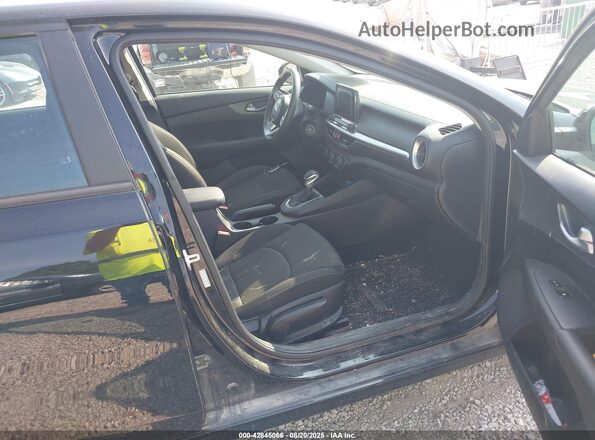 3KPF24AD0LE235345 2020 KIA FORTE Black Widok wnętrza z przodu