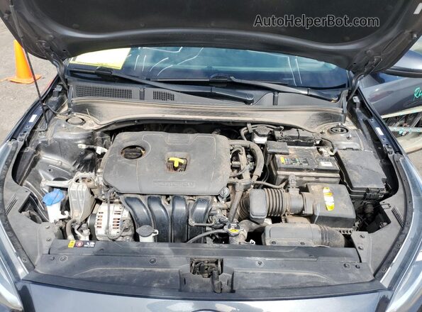 3KPF24AD0ME307159 2021 KIA FORTE Gray უკანა სალონის ხედი