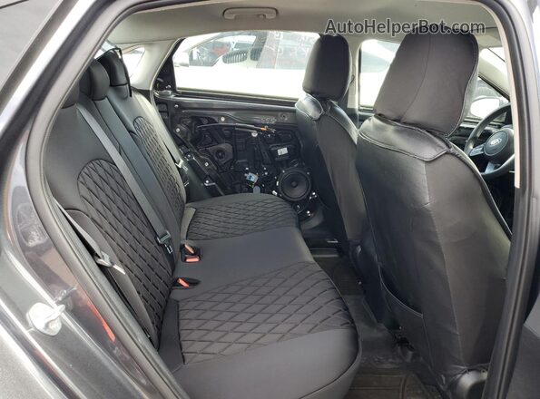 3KPF24AD0ME307159 2021 KIA FORTE Gray უკანა სავარძლების ხედი