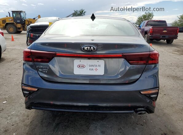 3KPF24AD0ME307159 2021 KIA FORTE Gray უკანა ხედი