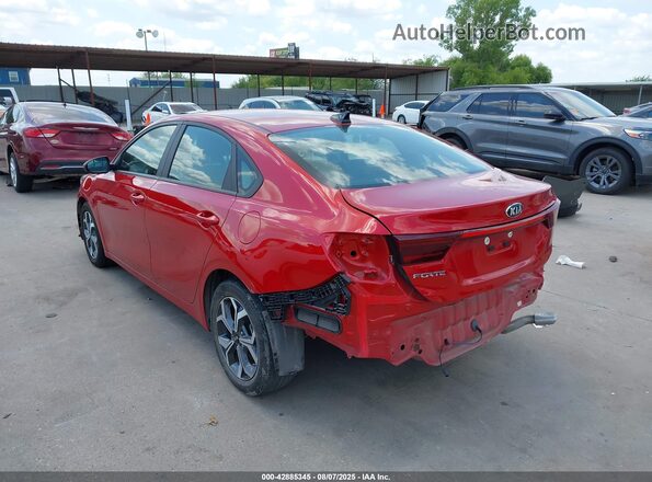 3KPF24AD1ME340090 2021 KIA FORTE Red Հետևի ձախ