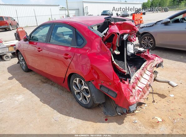 3KPF24AD1ME371372 2021 KIA FORTE Red Հետևի ձախ