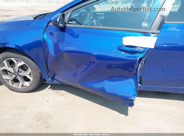 3KPF24AD4ME376131 2021 KIA FORTE Blue Դիմացի տեսք