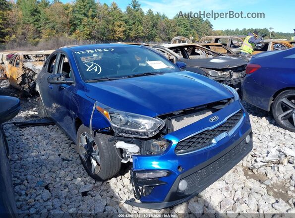 3KPF24AD4ME376131 2021 KIA FORTE Blue Սալոնի հետևի տեսք