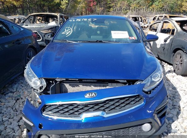 3KPF24AD4ME376131 2021 KIA FORTE Blue Սարքավորումների վահանակի տեսք
