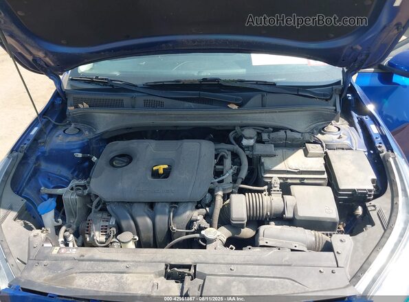 3KPF24AD4ME376131 2021 KIA FORTE Blue Հետևի տեսք
